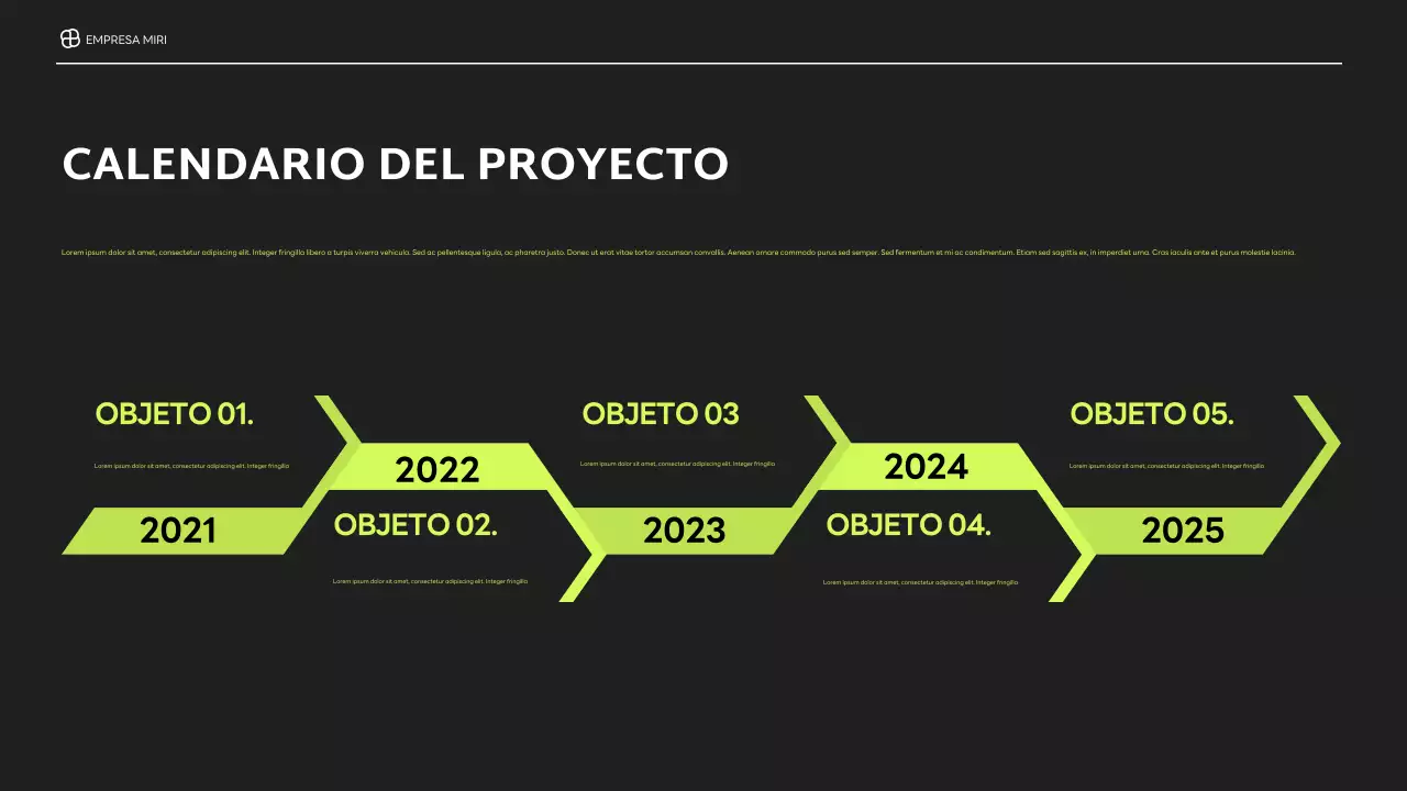 informe sobre la empresa moderna negra
