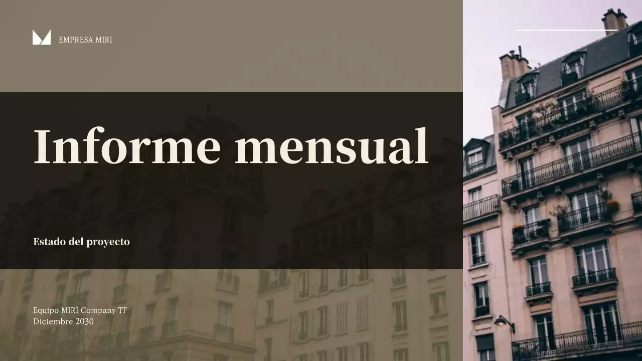 informe sobre la empresa moderna beige