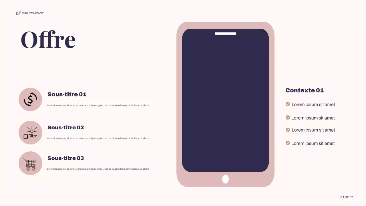 plan de marketing floral de la marine