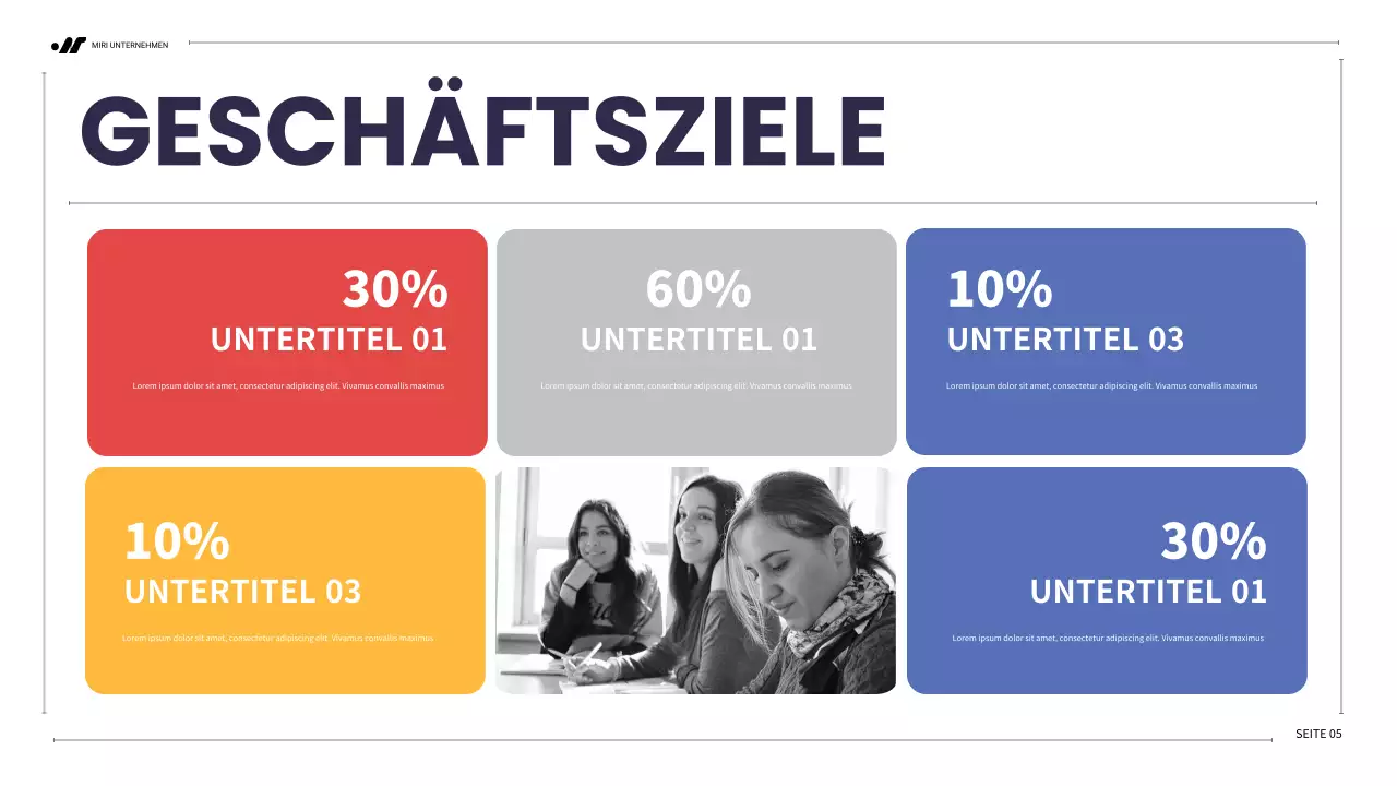 red modern marketing plan