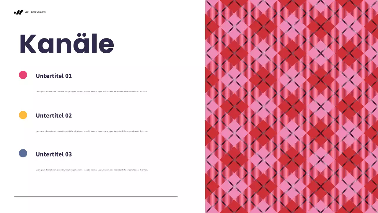 red modern marketing plan