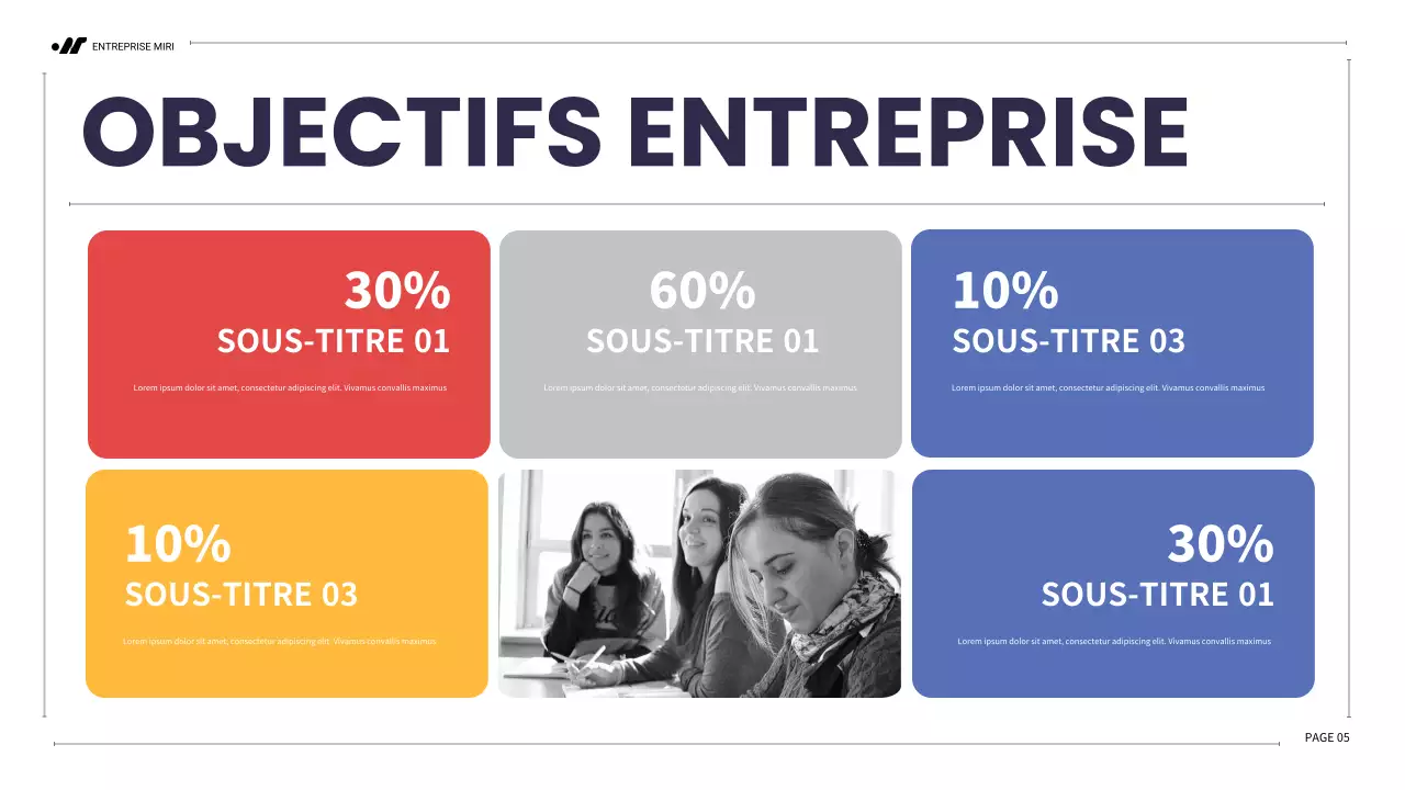 plan de marketing moderne rouge