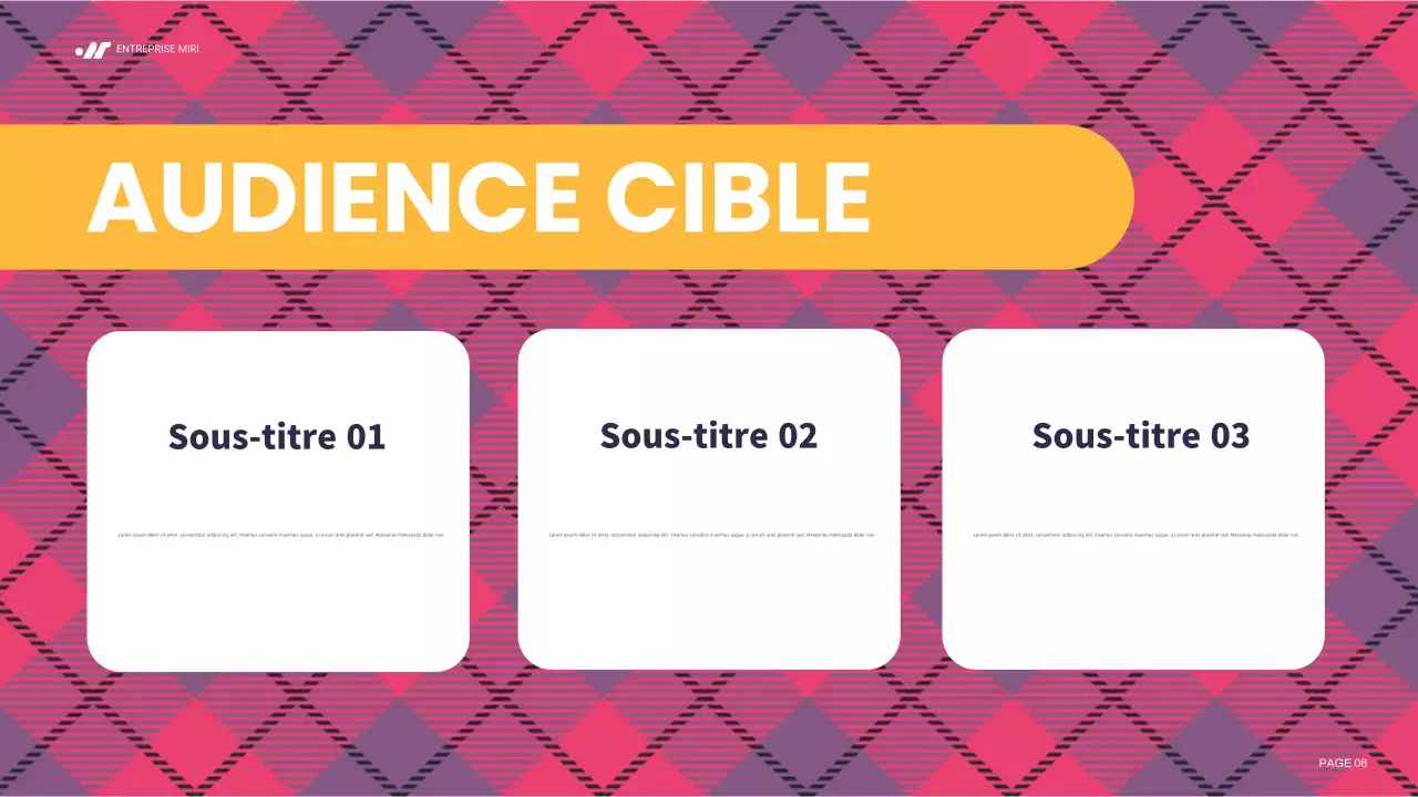 plan de marketing moderne rouge