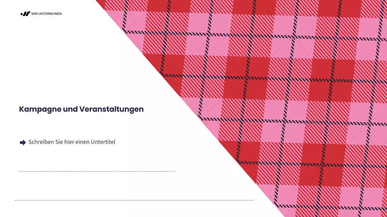 red modern marketing plan