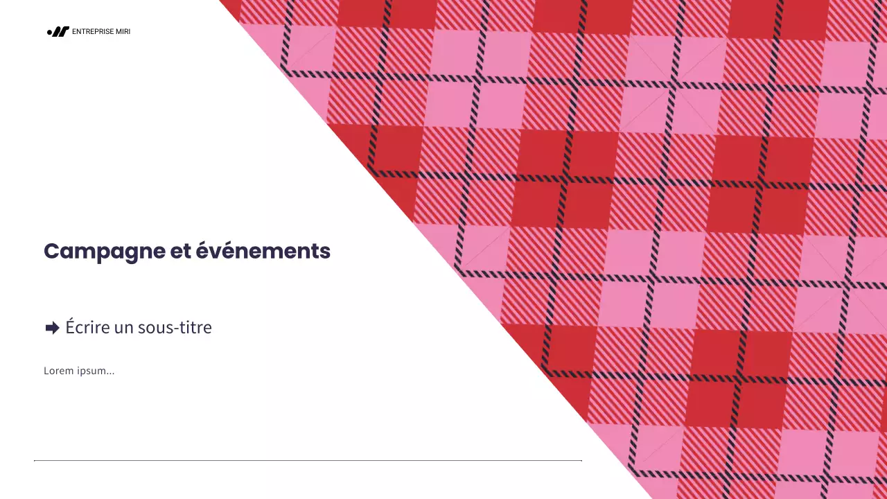 plan de marketing moderne rouge