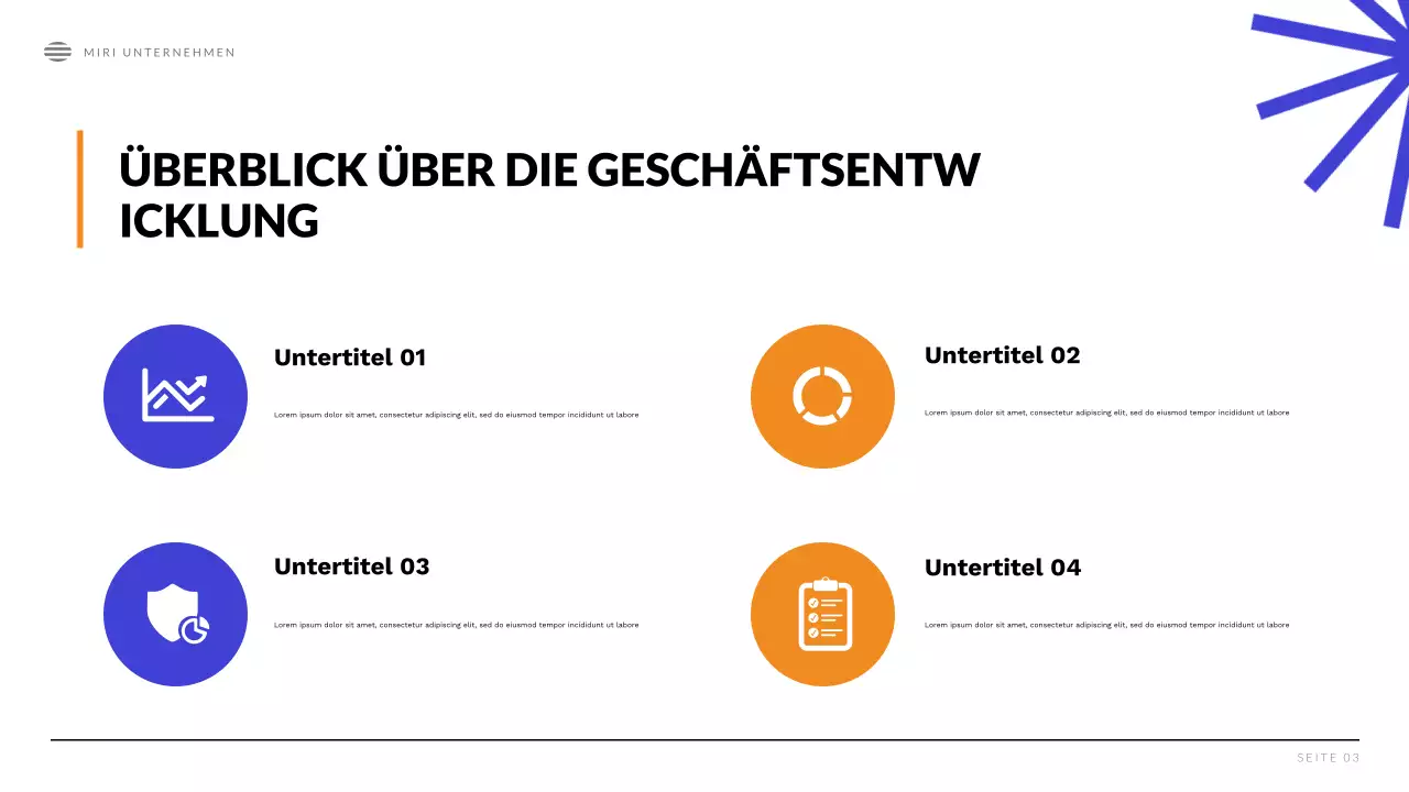 black modern business report