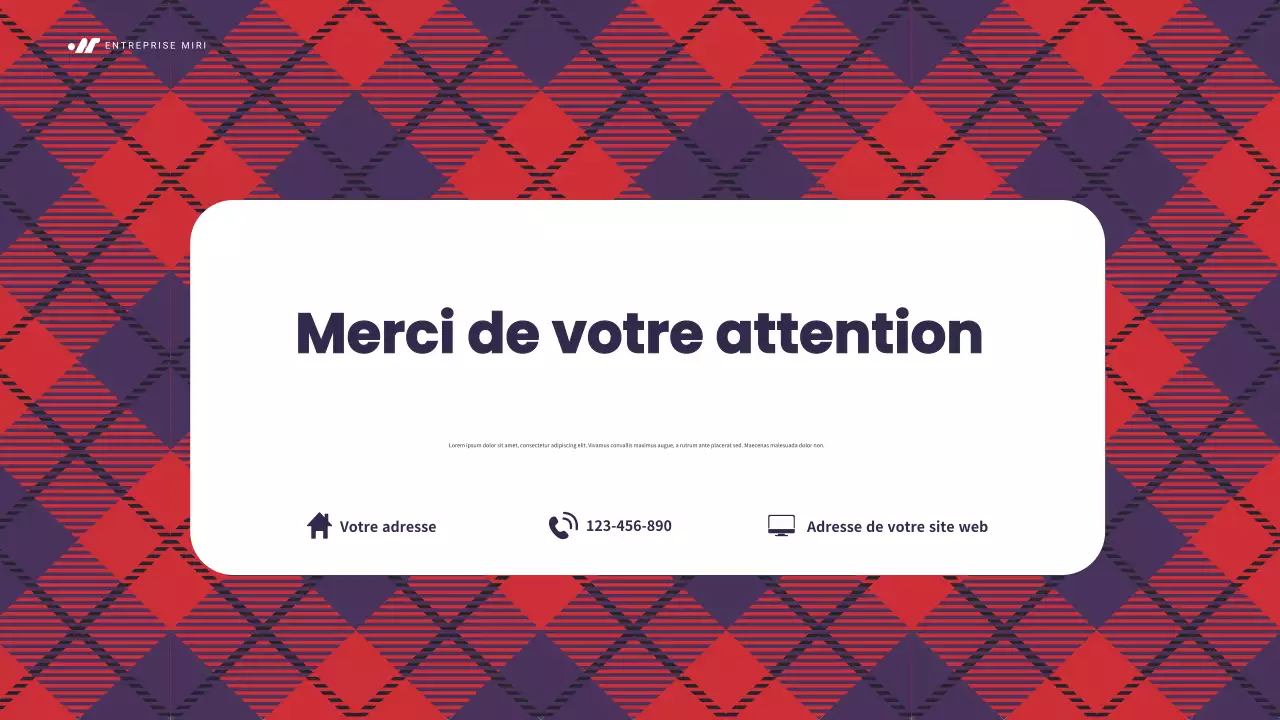 plan de marketing moderne rouge