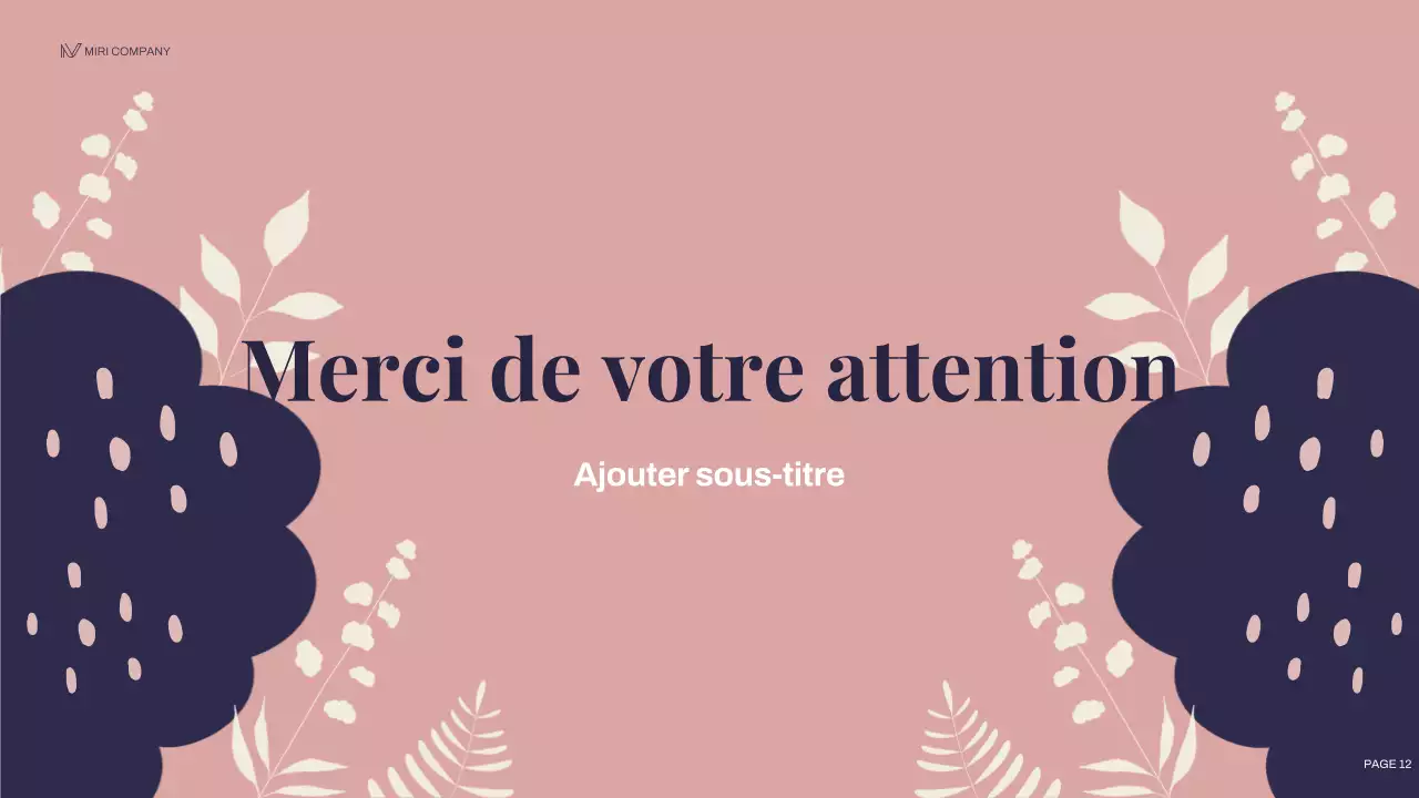 plan de marketing floral de la marine