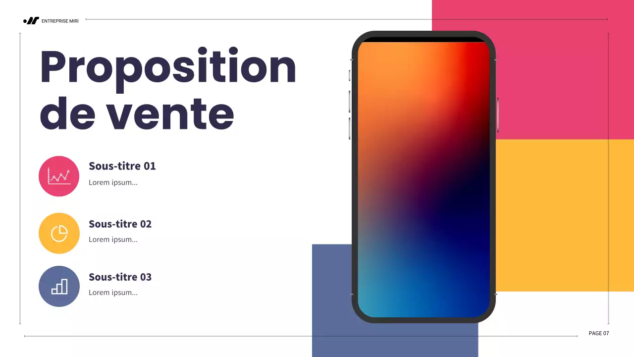 plan de marketing moderne rouge