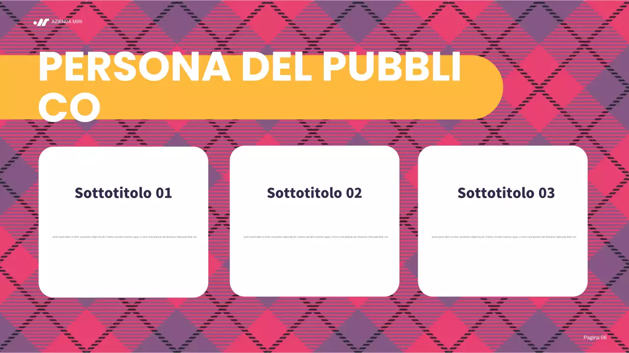 piano di marketing rosso moderno