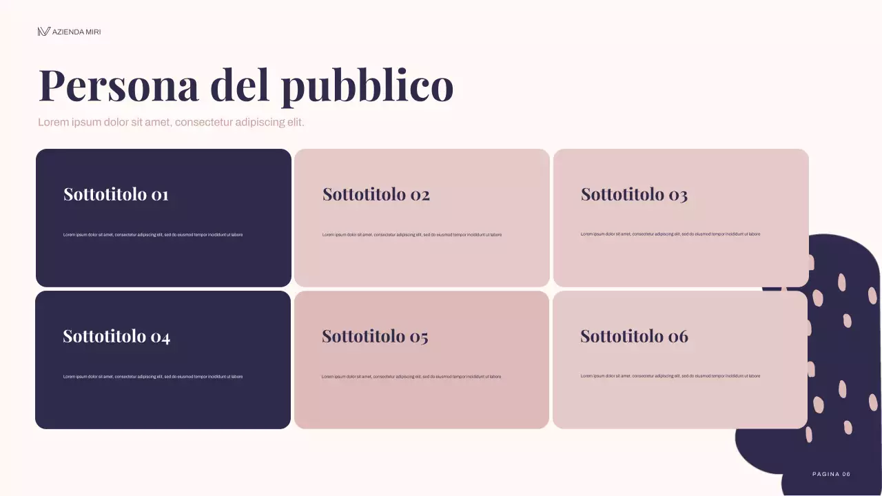 piano di marketing floreale della marina