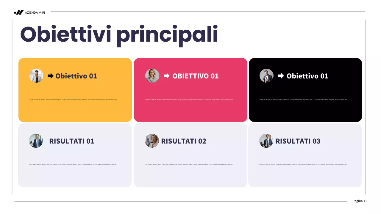 piano di marketing rosso moderno