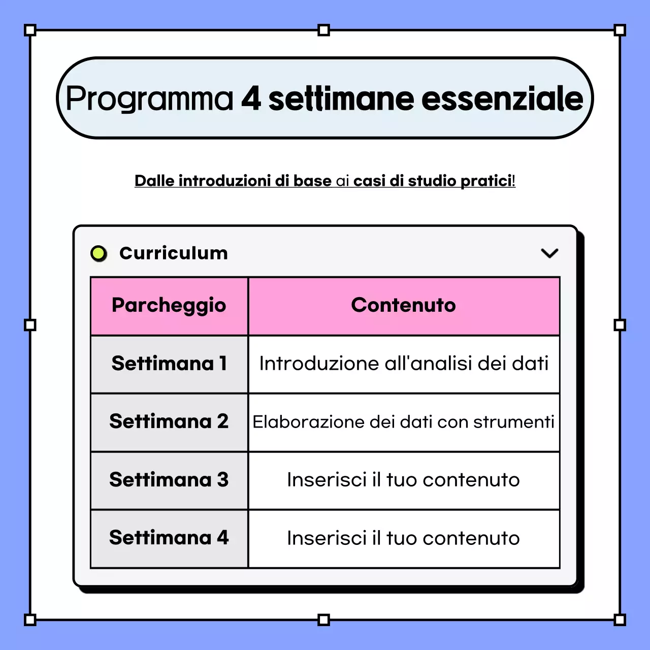 Azzurro Minimalista Reclutamento apprendisti