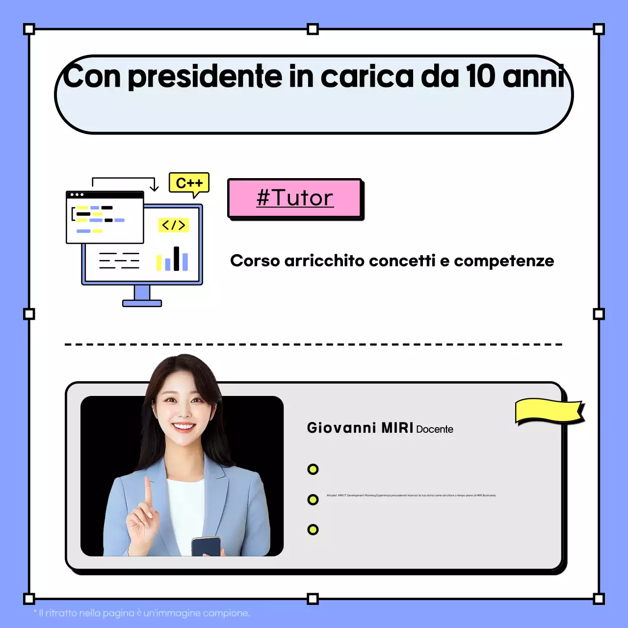 Azzurro Minimalista Reclutamento apprendisti
