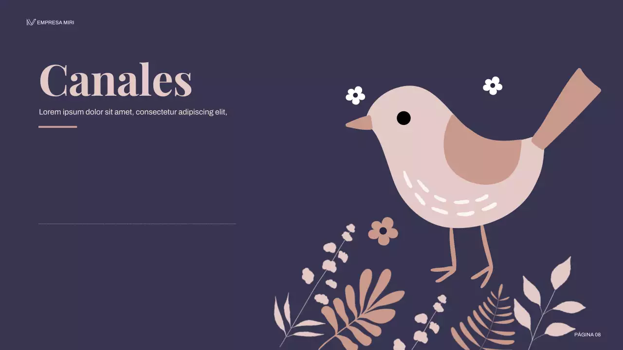 plan de marketing floral navy