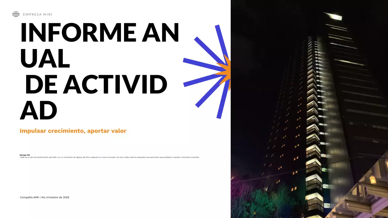 informe sobre la empresa moderna negra