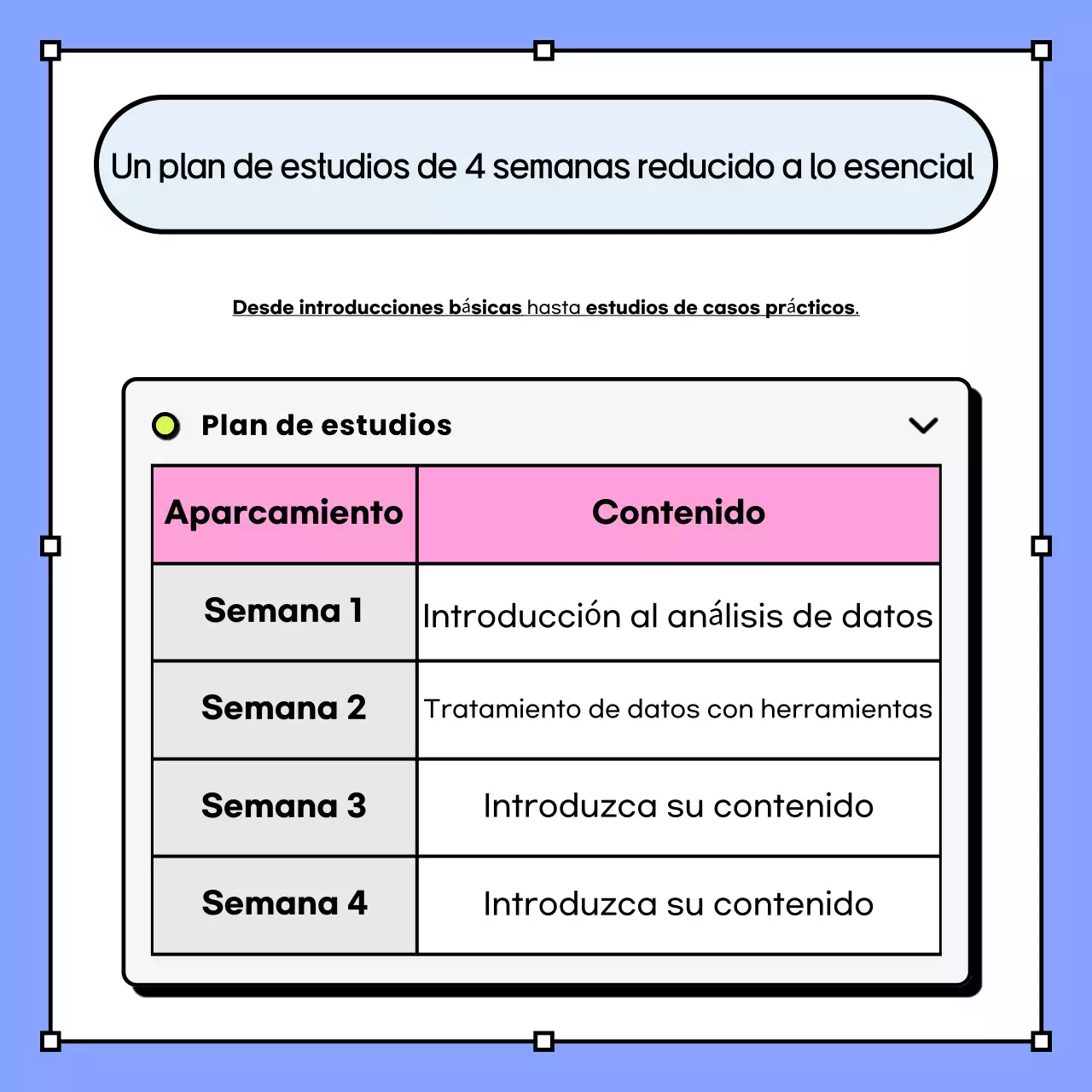 Contratación de becarios minimalistas en azul claro