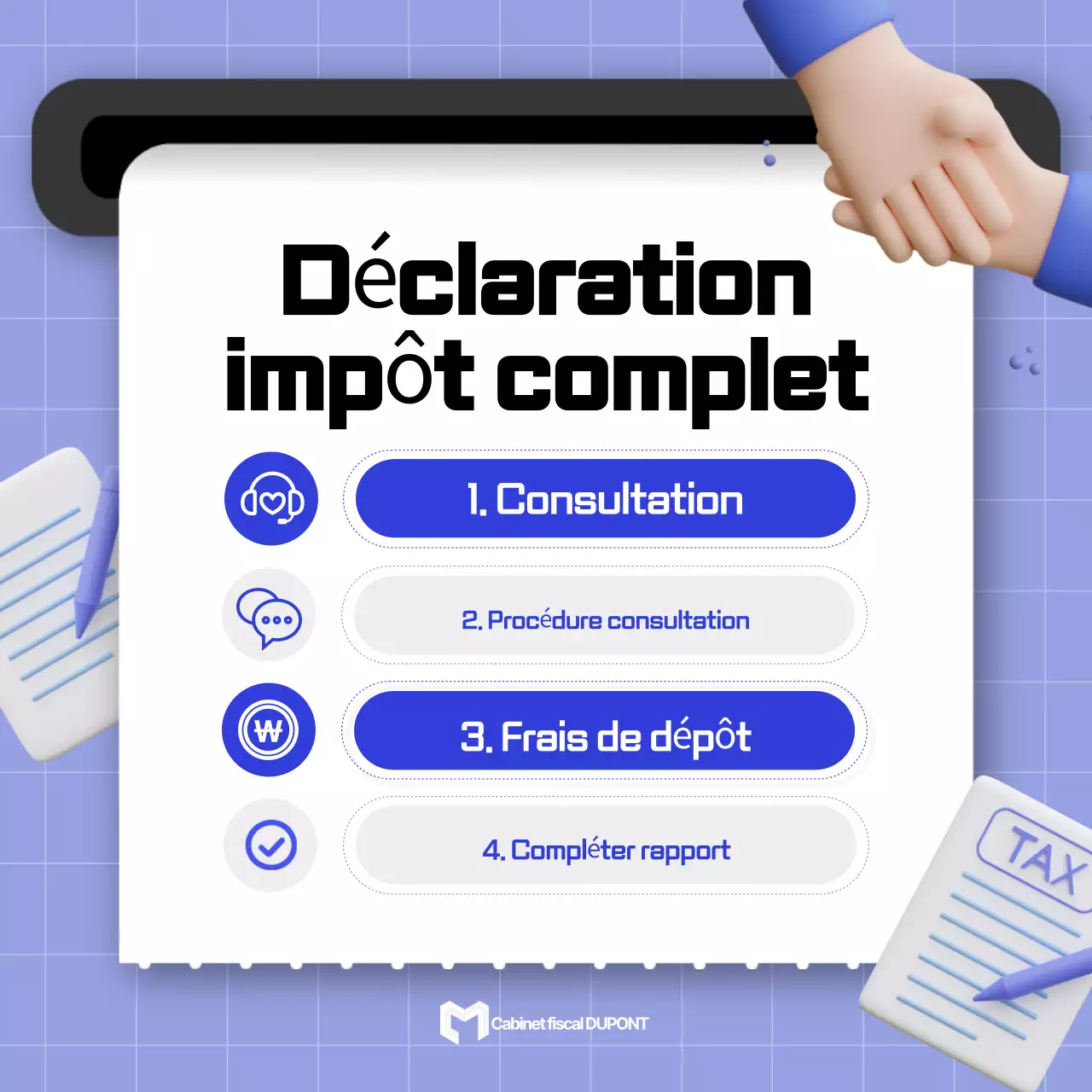 Promouvoir votre marque bleue moderne