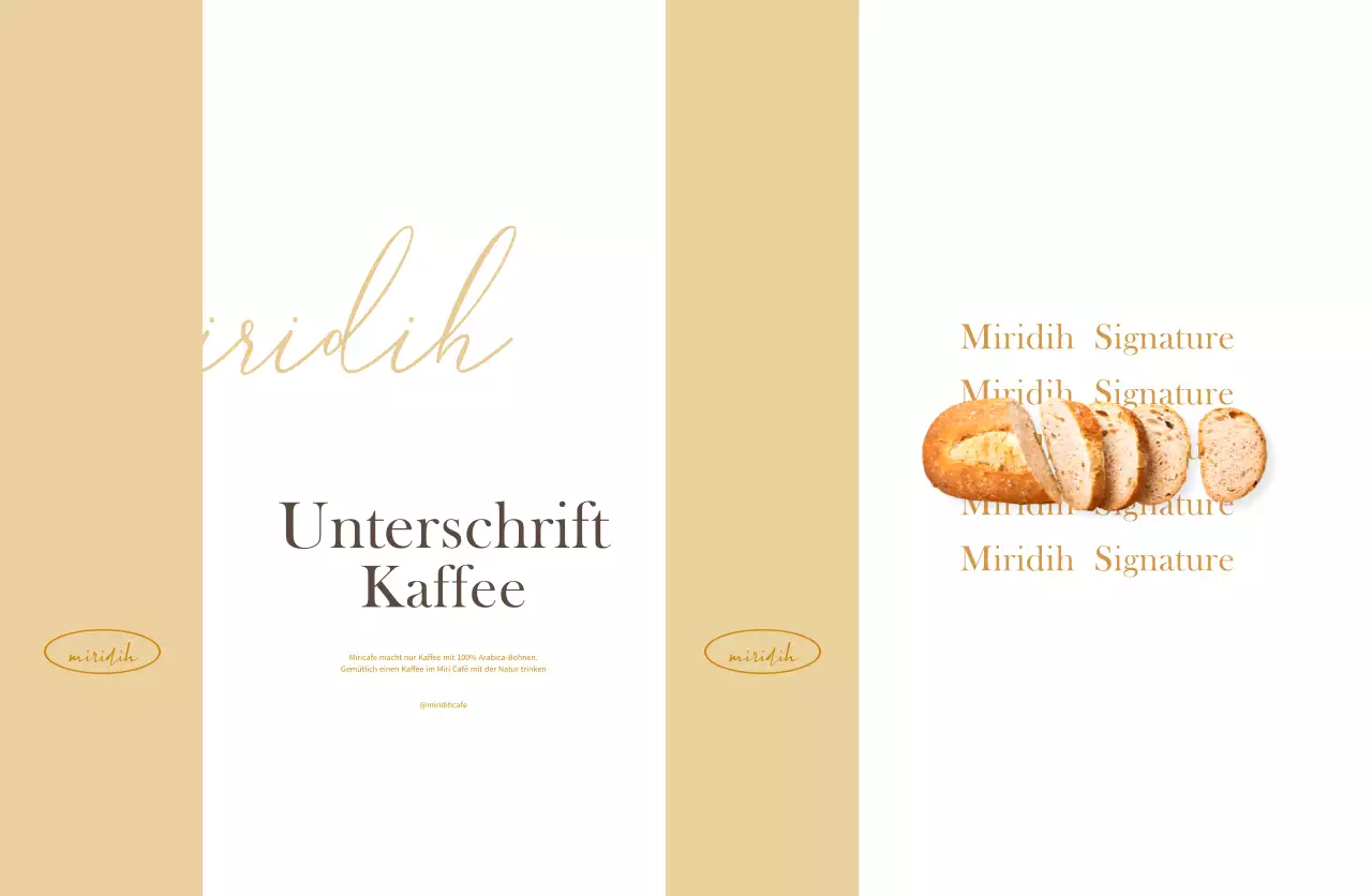 Beige Modern Cafe Paket