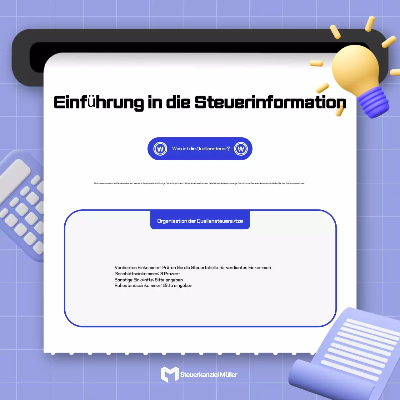Fördern Sie Ihre blaue moderne Marke