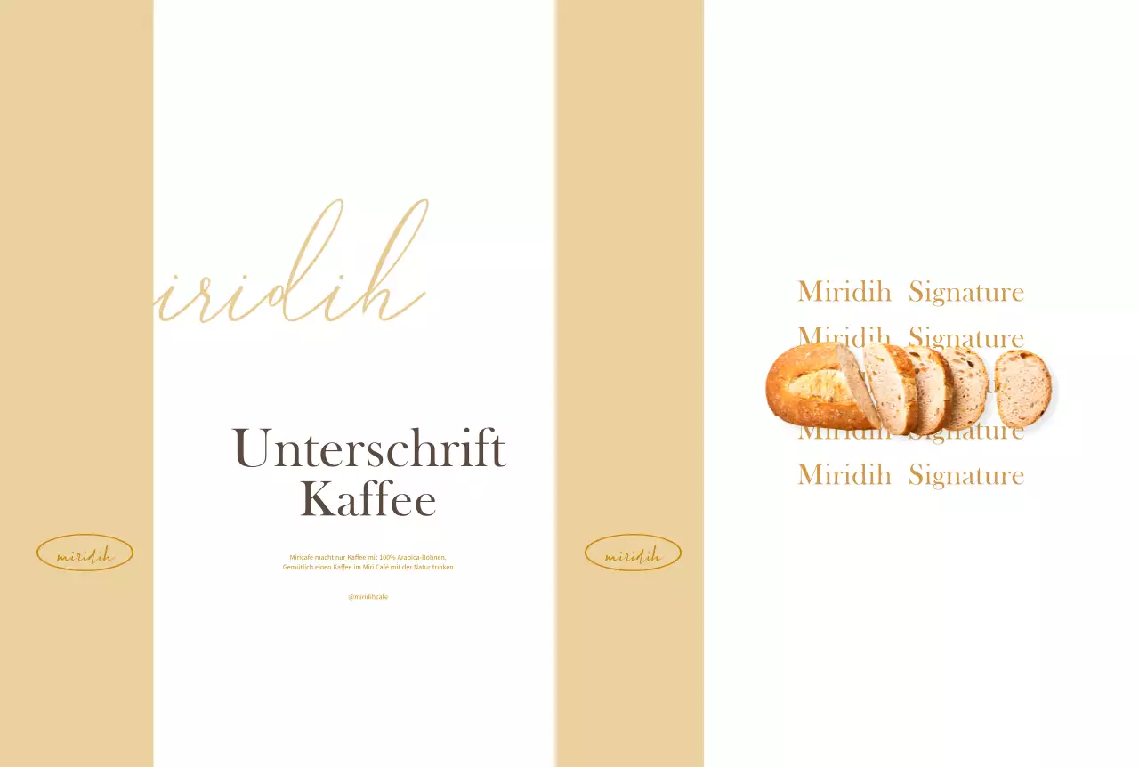 Beige Modern Cafe Paket