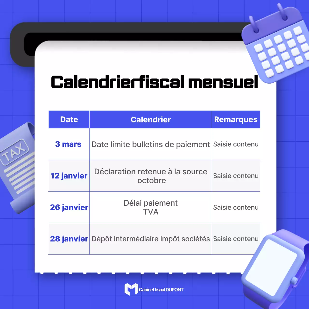 Promouvoir votre marque bleue moderne