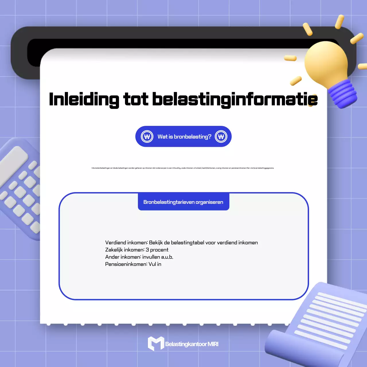 Promoot je blauwe moderne merk