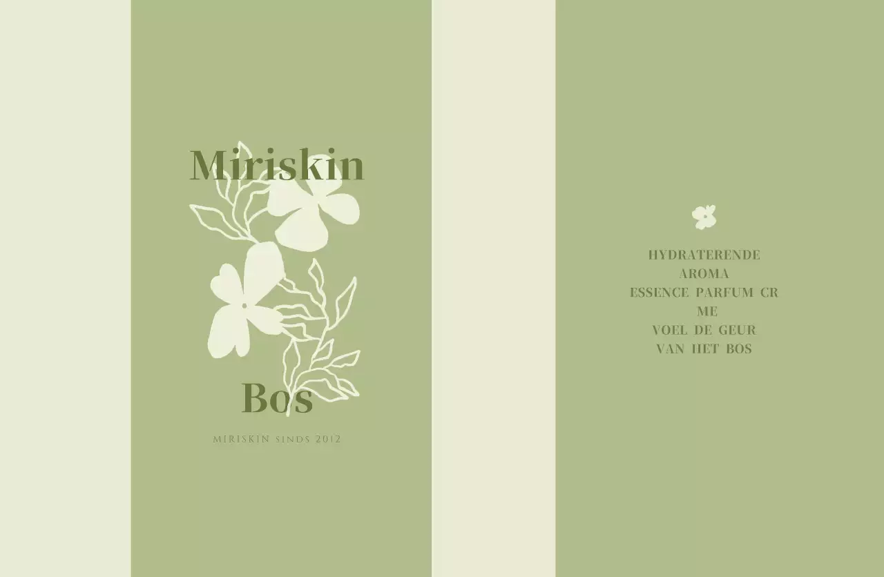 Minimalistische parfumverpakkingen voor het nieuwe jaar