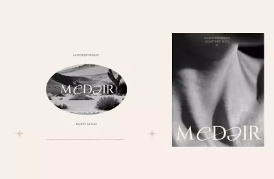 Beige minimalistische huidverzorgingsreclame