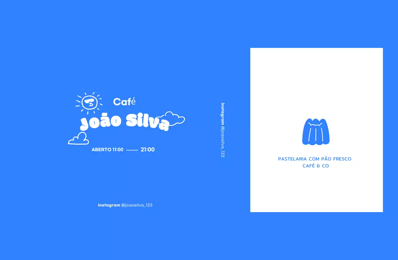 Promover o Blue Simple Cafe