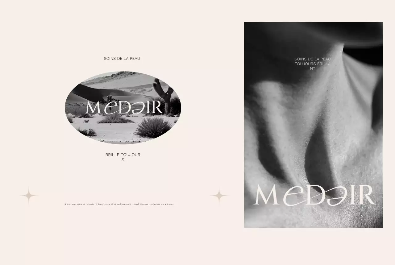 Soins minimalistes beiges