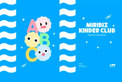 Werbung für den Blue Babies Kids Club