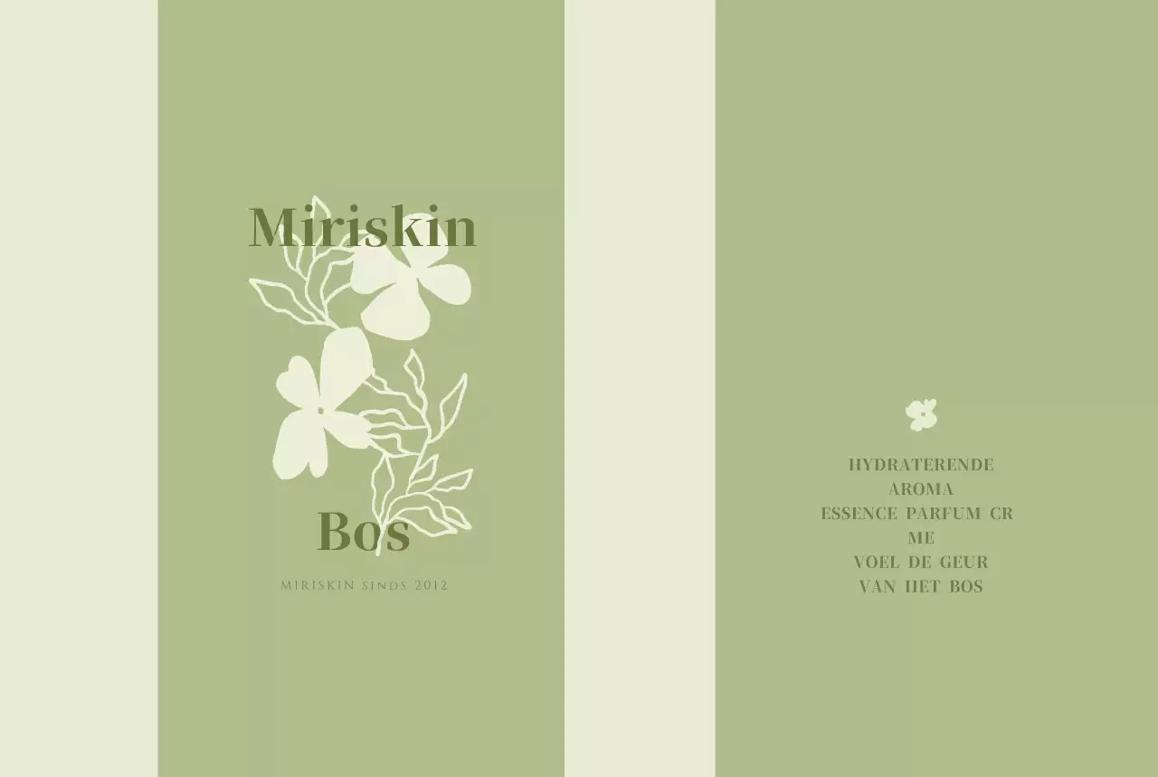 Minimalistische parfumverpakkingen voor het nieuwe jaar