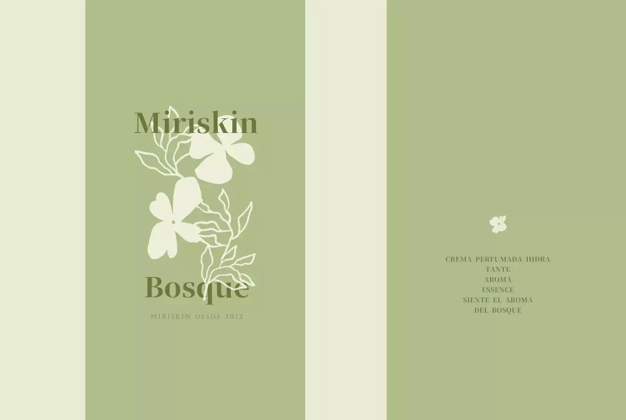 Envases minimalistas para perfumes de Año Nuevo