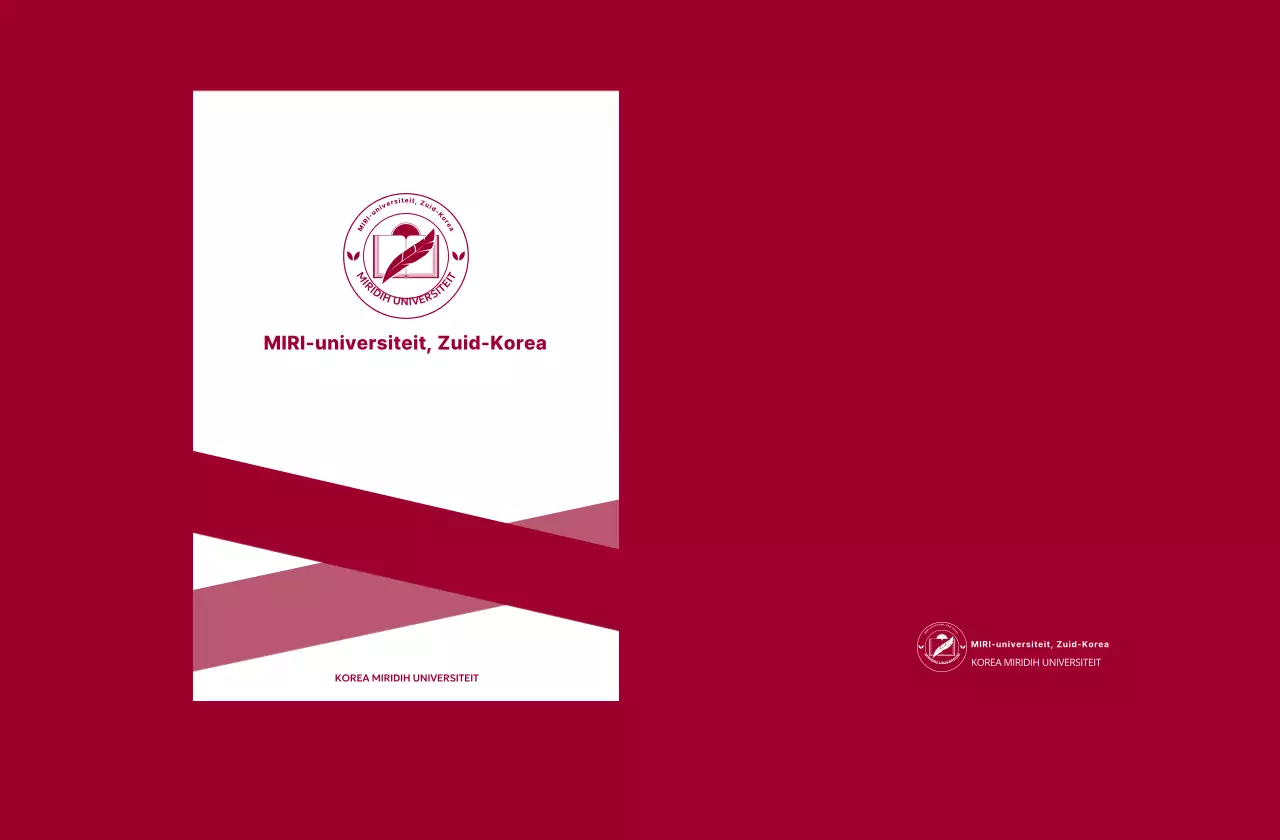 Rode eenvoudige universiteitspromotie