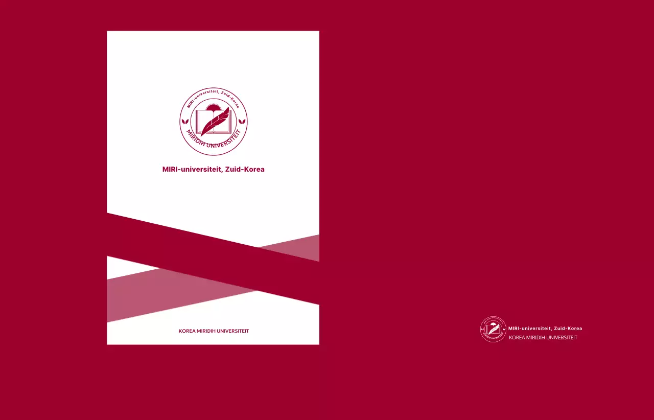 Rode eenvoudige universiteitspromotie