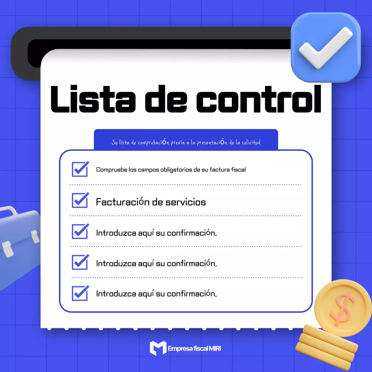 Promocione su marca blue modern