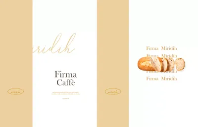 Pacchetto caffè moderno beige