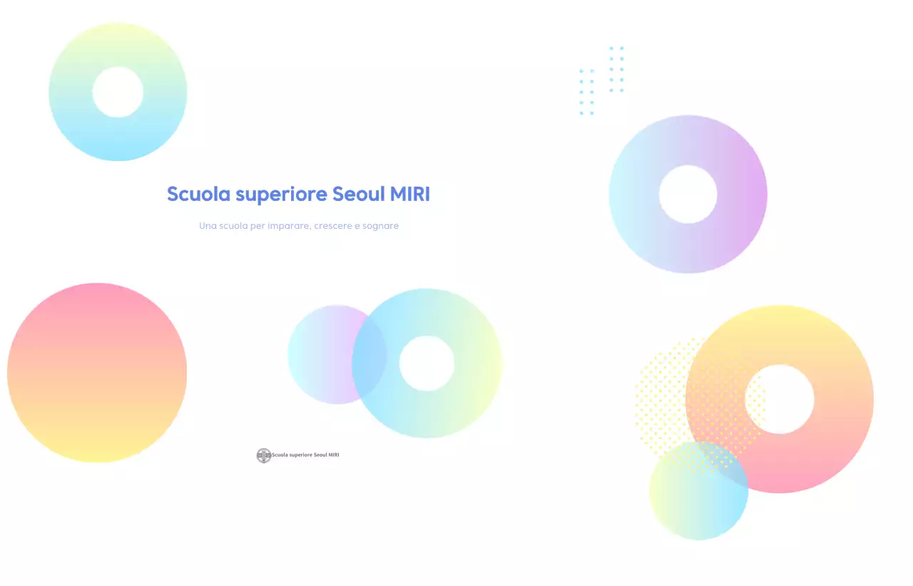 Semplice promozione scolastica con decorazione sfumata