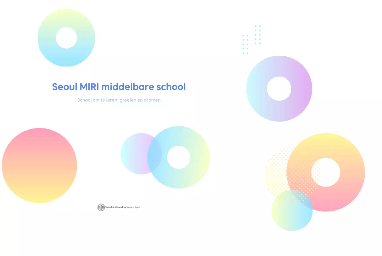 Eenvoudige schoolpromotie met kleurverloop