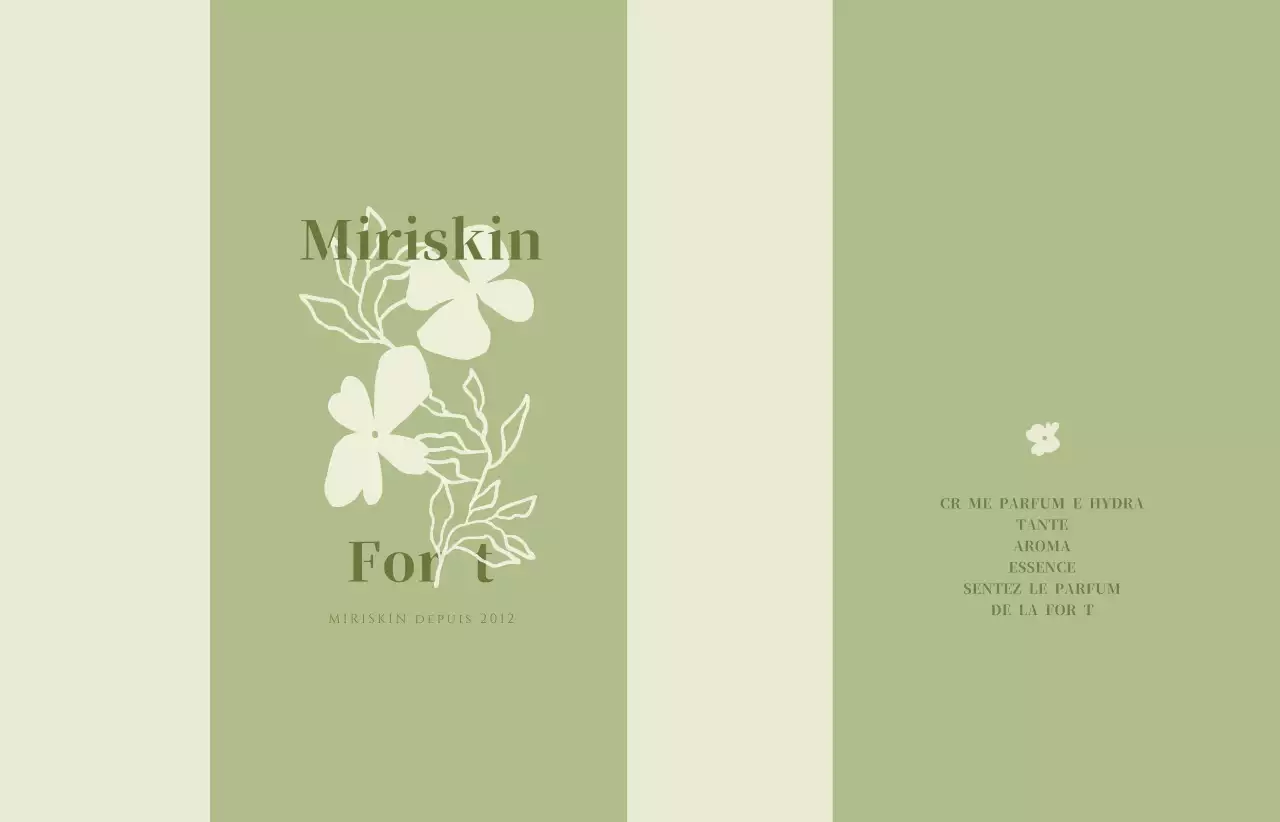 Emballages de parfums minimalistes pour le Nouvel An