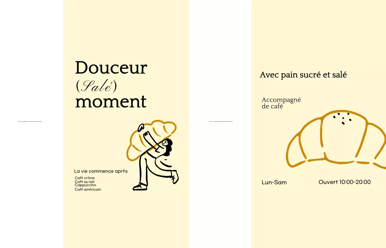 Boulangerie minimaliste beige