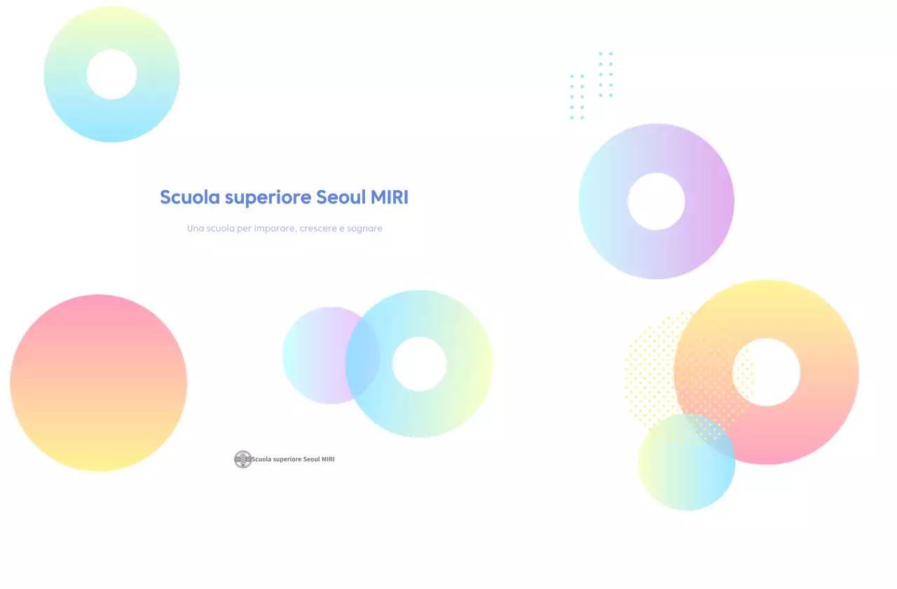 Semplice promozione scolastica con decorazione sfumata