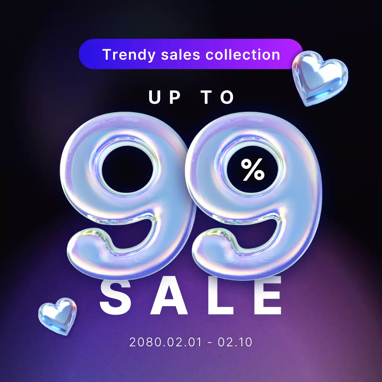 Promoção de saldos Bora Trends