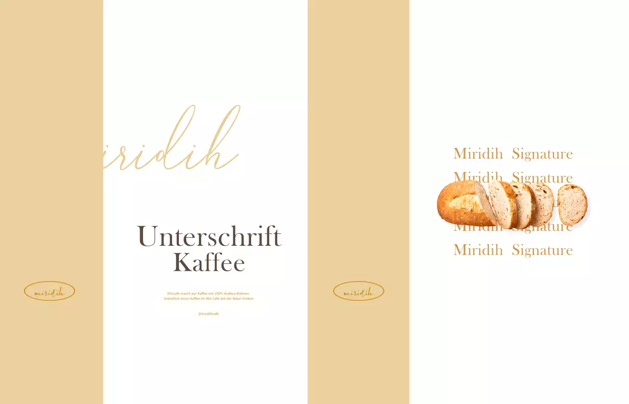 Beige Modern Cafe Paket