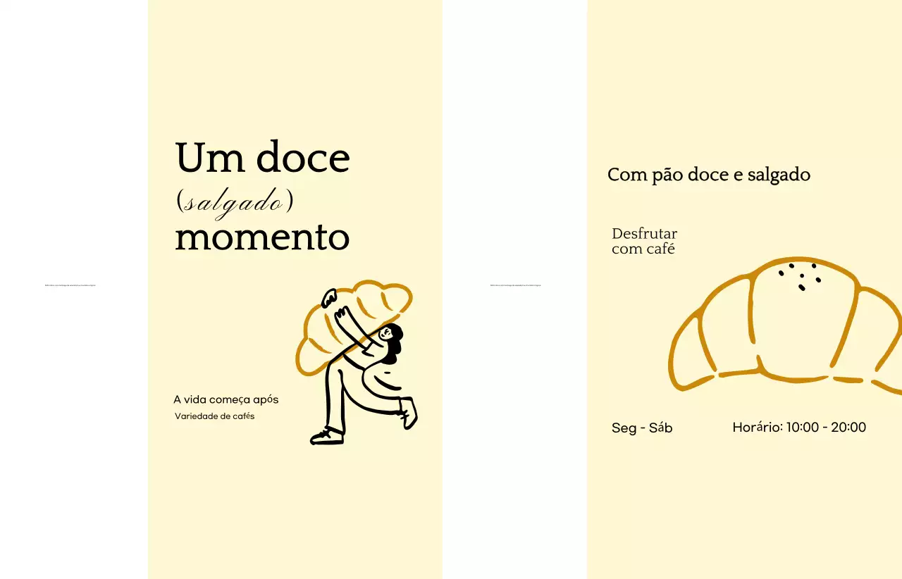 Padaria minimalista bege