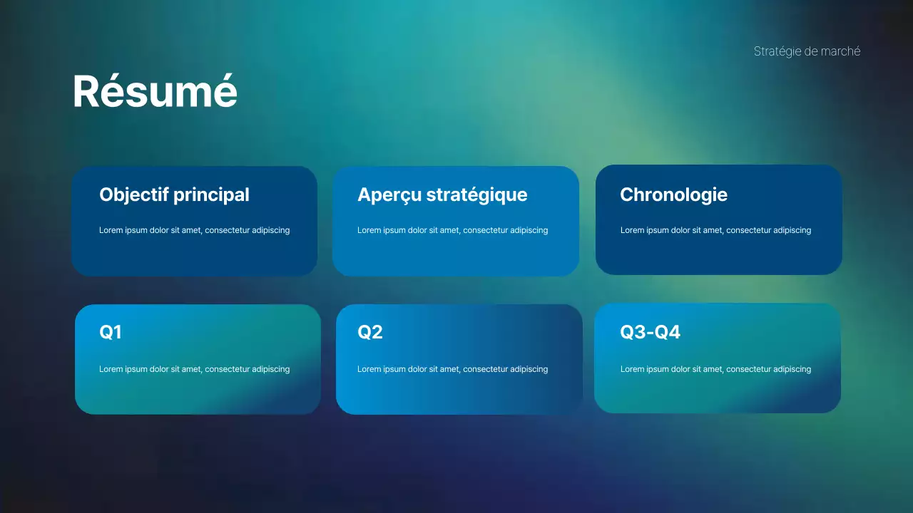 plan d'affaires moderne sarcelle