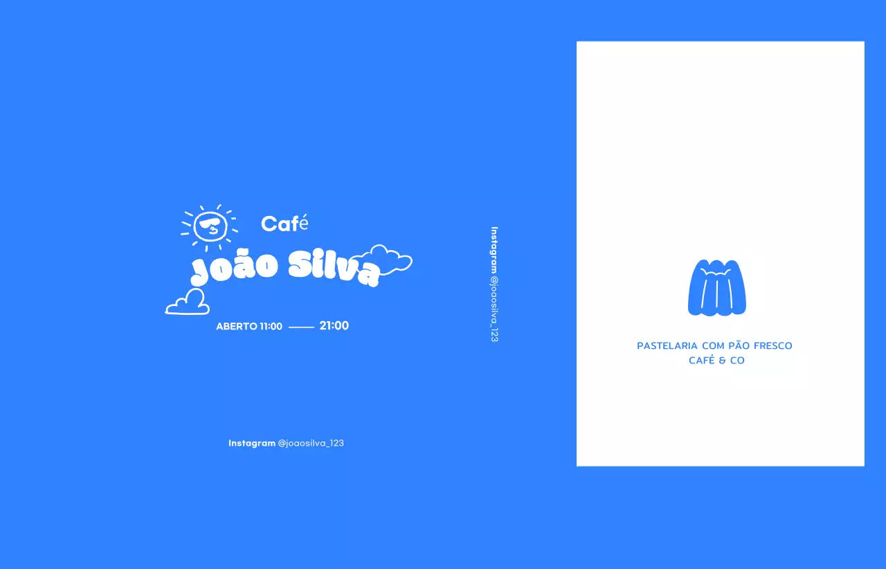 Promover o Blue Simple Cafe