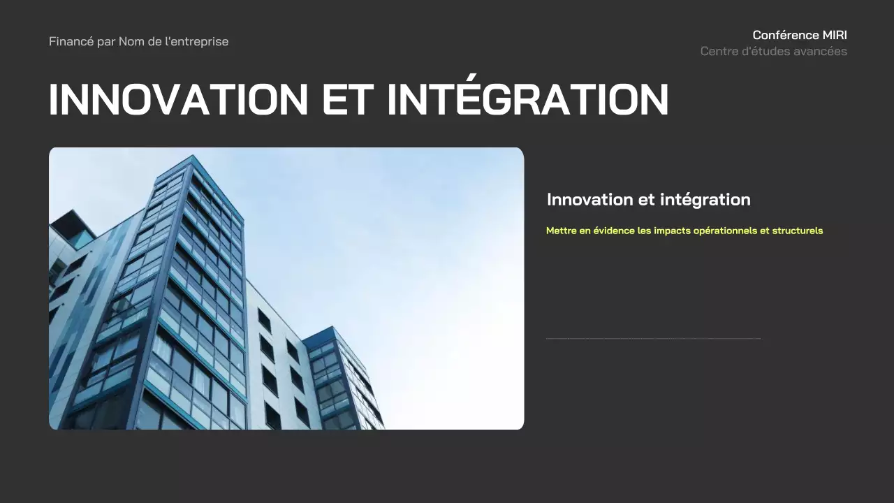 annonce de la conférence blue modern business