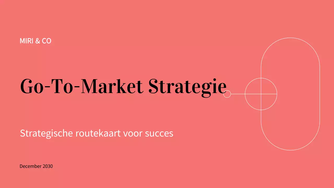 koraal modern ondernemingsplan